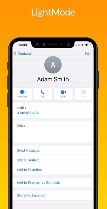 iContacts – iOS Contact, iPhone style Contacts Screenshot 3