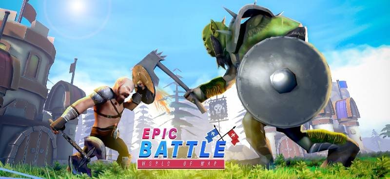 Epic War Simulator - WW2 Battle Strategy Games screenshot 1