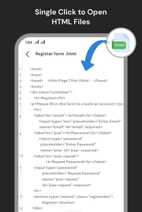 HTML Viewer and Reader screenshot 3