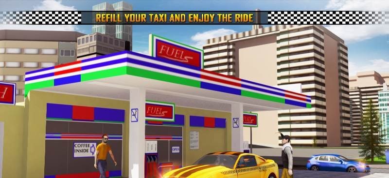 Taxi Simulator : Modern Taxi Games 2021 gameplay screenshot 4