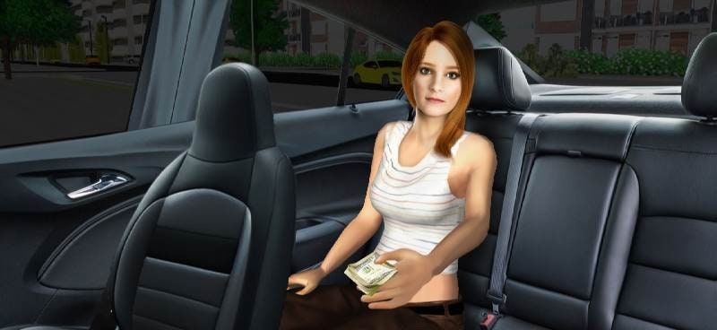 Taxi Simulator : Modern Taxi Games 2021 gameplay screenshot 2