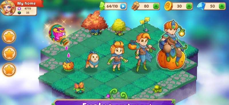 Merge Wonders - Elf Gardens gameplay screenshot 2