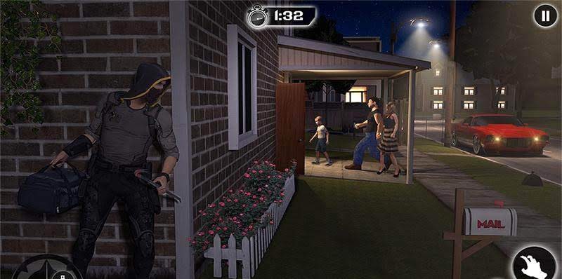 Jewel Thief Grand Crime City Bank Robbery Games gameplay screenshot 2
