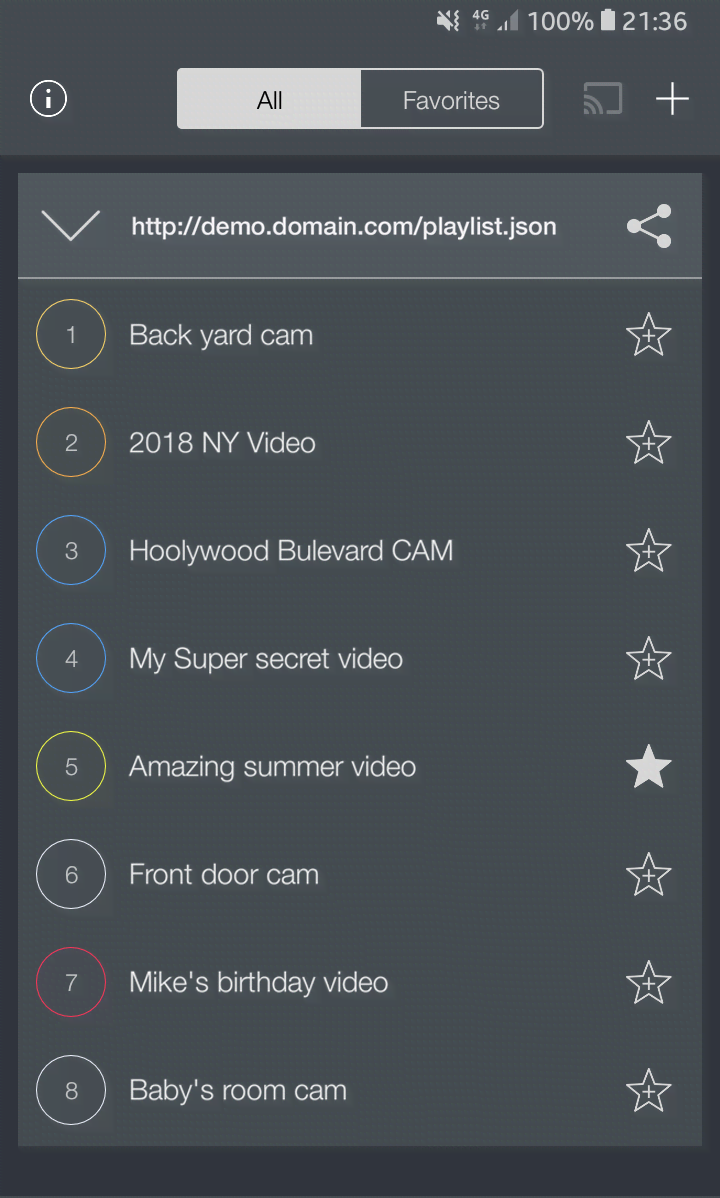 Da Player - Video and Live Stream Player screenshot 1