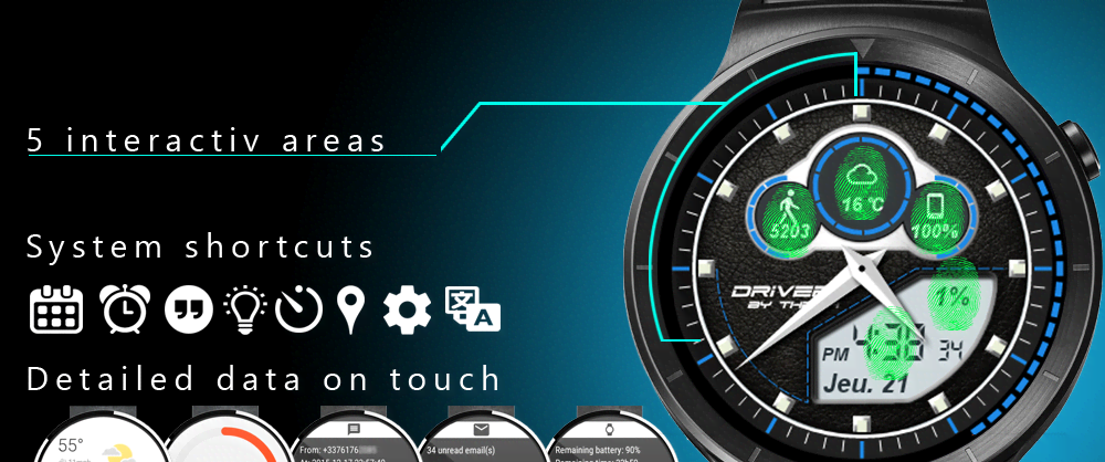 Driver Watch Face Screenshot 2