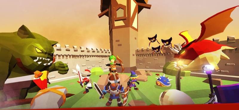 Castle Epic Defender: Fantasy Monster Grow World screenshot 2