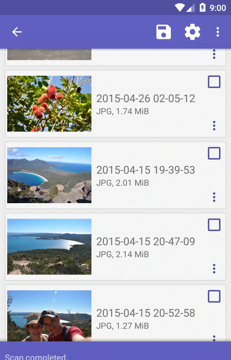 DiskDigger Pro file recovery screenshot 1