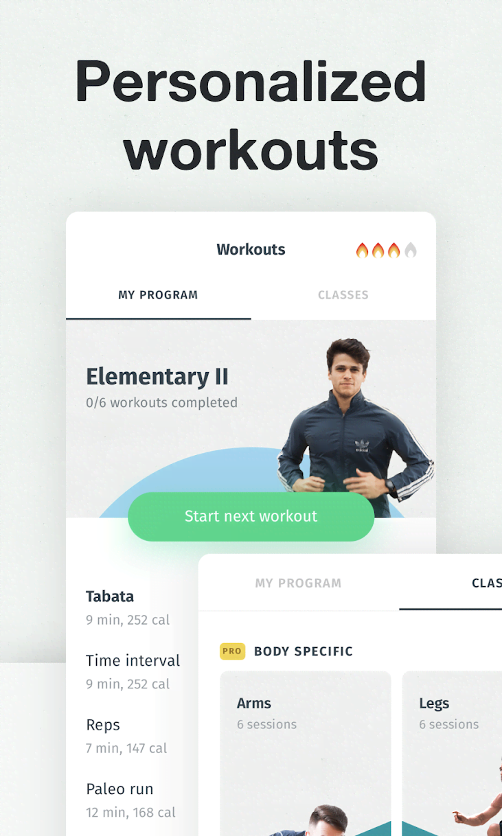 8fit Workouts & Meal Planner screenshot 2