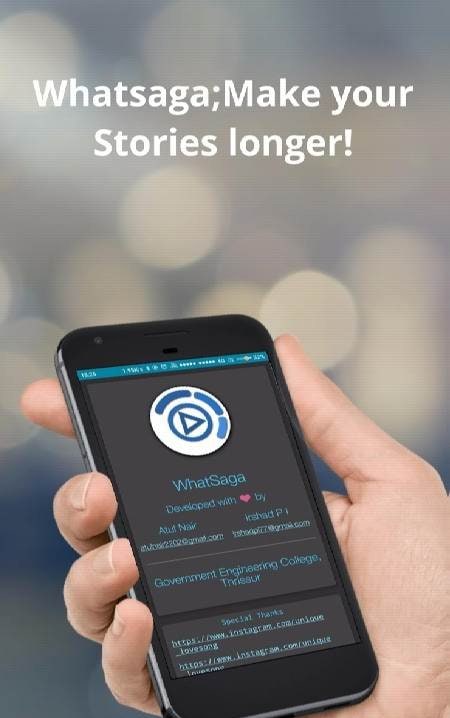 WhatSaga | Story Split | Save Status screenshot 1