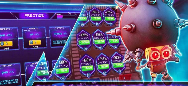 Cyber Fusion - Idle Merge Defence screenshot 4