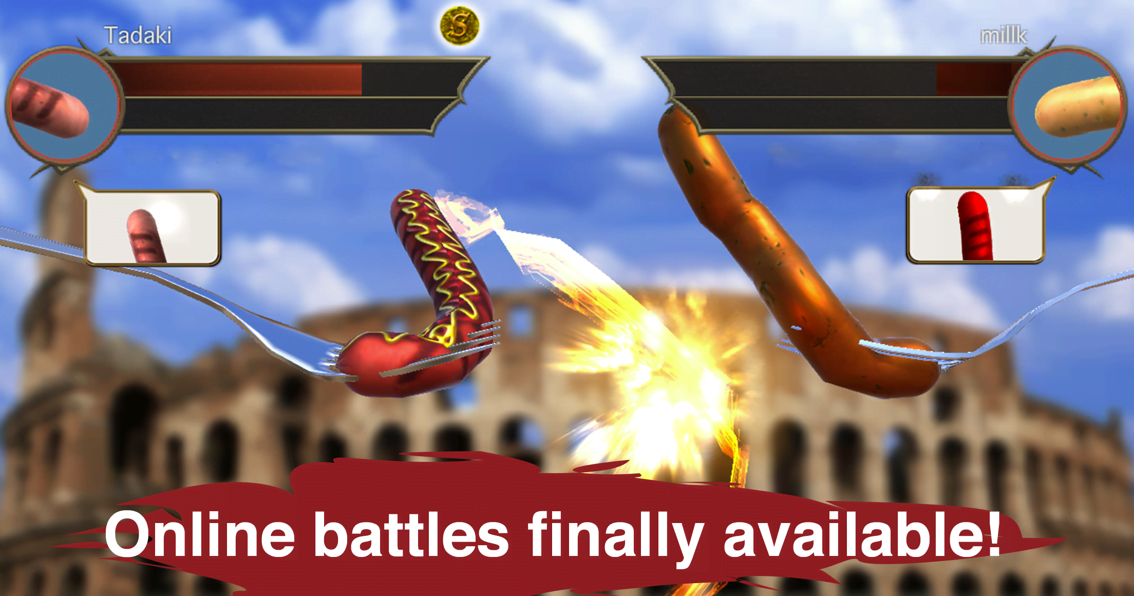 Sausage Legend - Online multiplayer battles screenshot 1