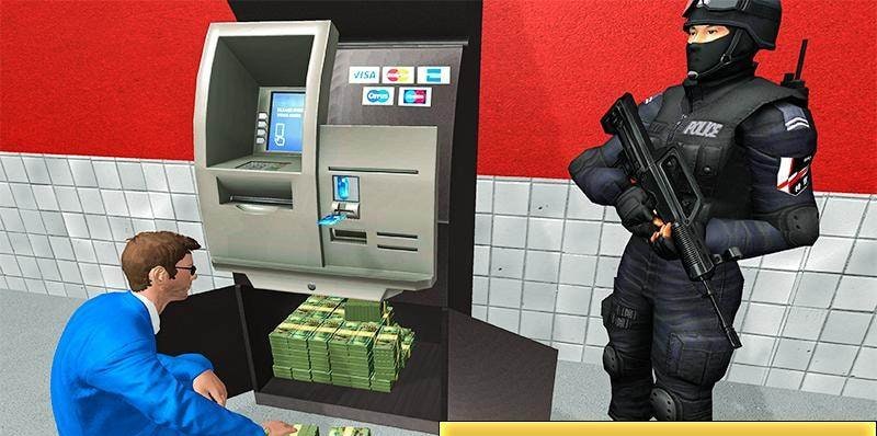 Security Van Driver USA Bank Cash Transport Sim screenshot 2