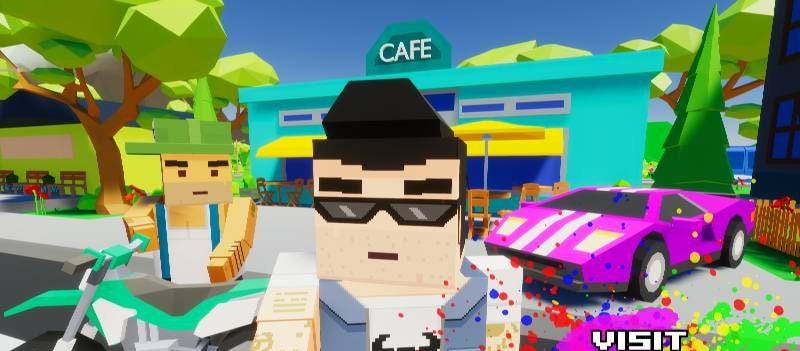 Gangster && Mafia Block City Dude Theft Pixel Car screenshot 1