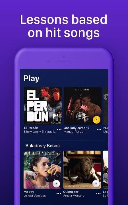 Learn Spanish with music in Lirica screenshot 2