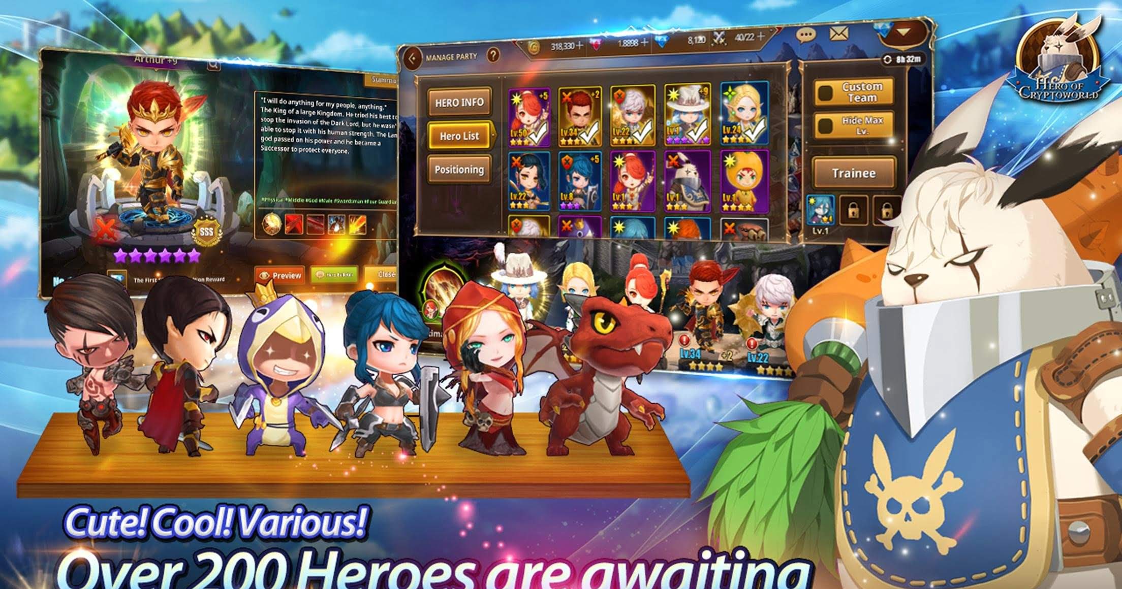 Hero of Cryptoworld gameplay screenshot 1