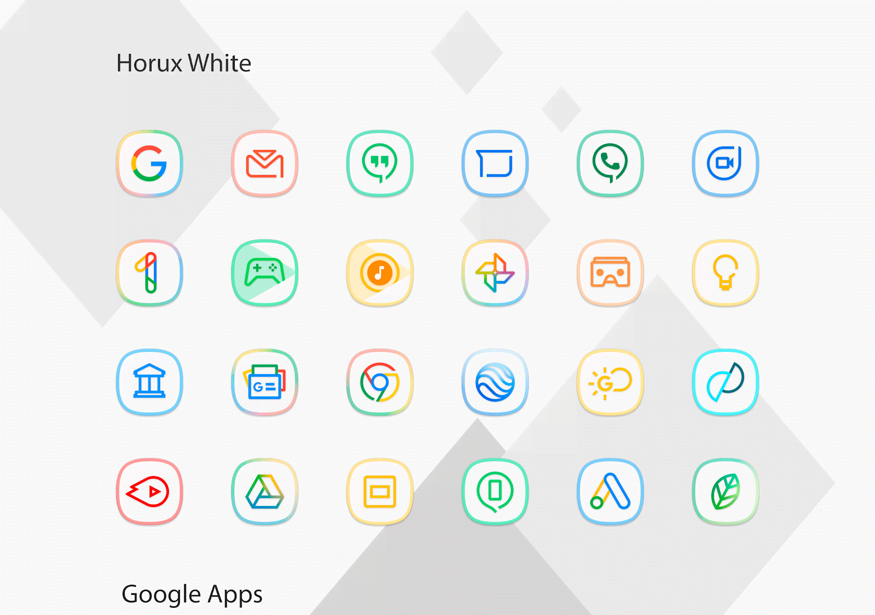 Horux White - Icon Pack preview 2