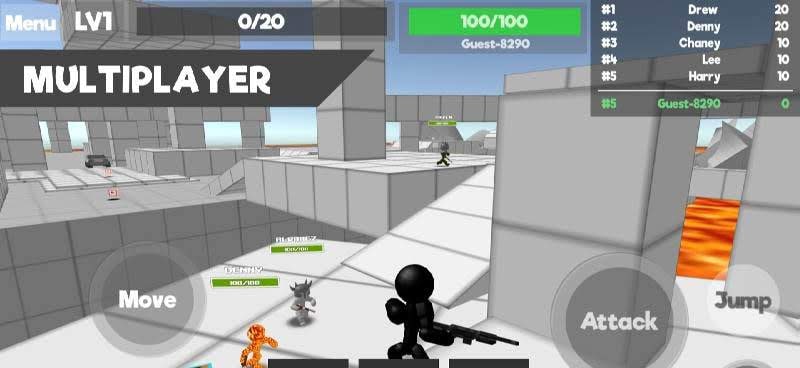 Stickman Unknown Battlegrounds screenshot 1