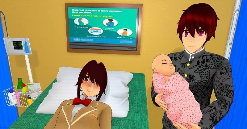 Anime Family Simulator: Pregnant Mother Games 2021 gameplay screenshot 4