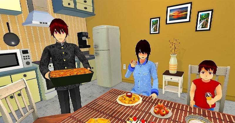 Anime Family Simulator: Pregnant Mother Games 2021 gameplay screenshot 3