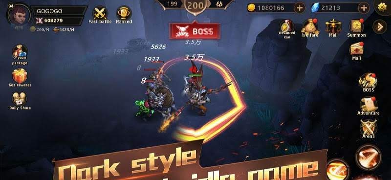 Hunter Legend : Chaos dungeons - Idle RPG screenshot 3