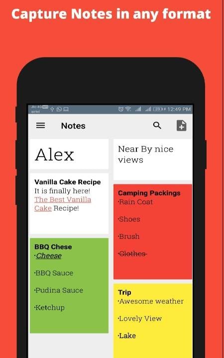 Notas - Text To PDF Converter screenshot 1