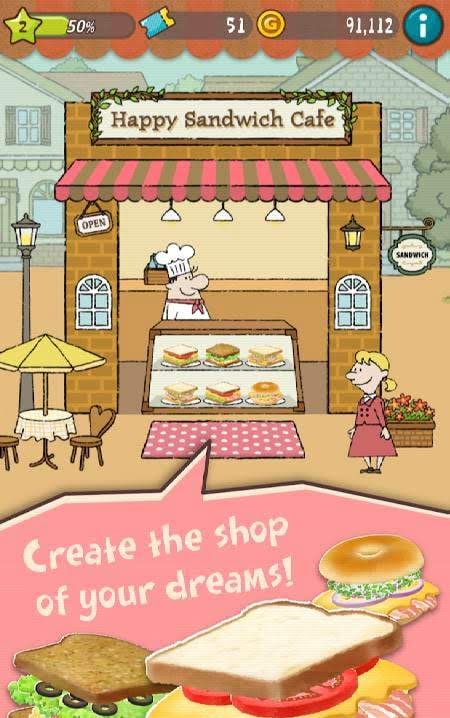 Happy Sandwich Cafe screenshot 1