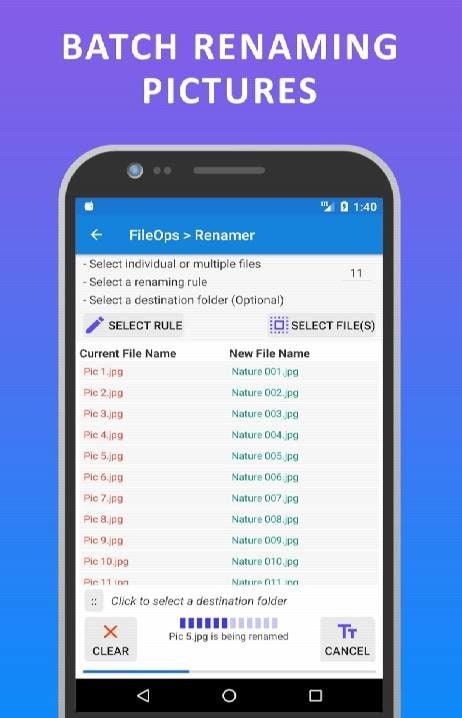 FileOps Pro: Batch Rename - Shred - Encrypt Files screenshot 3