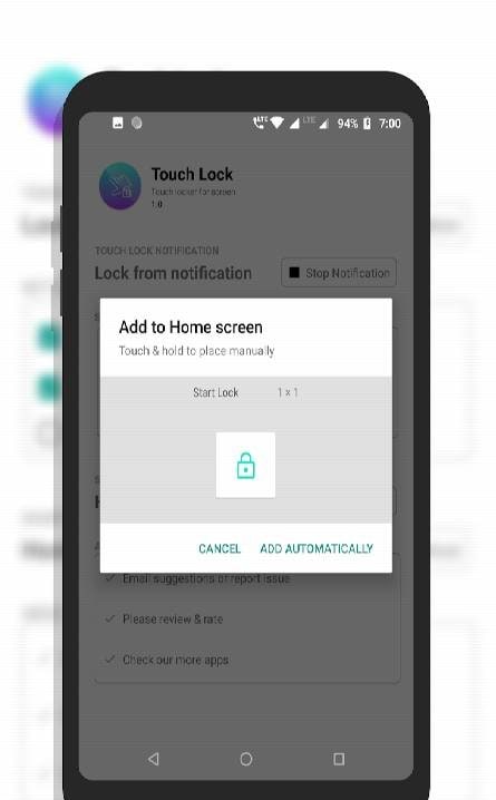 Touch Lock : Lock touch screen screenshot 3