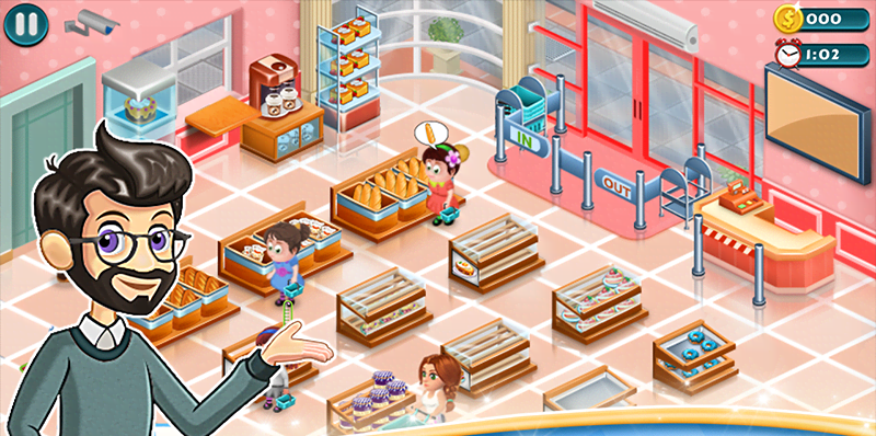 Supermarket Tycoon gameplay screenshot 1