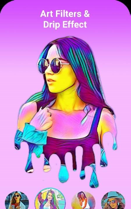 FunArt Photo Editor: Photo Filters & Cartoon Face screenshot 1