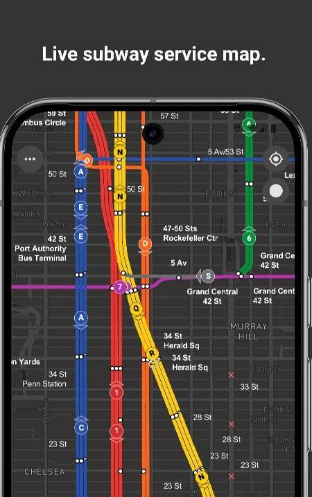 Subway Now: Live NYC Train Map screenshot 2