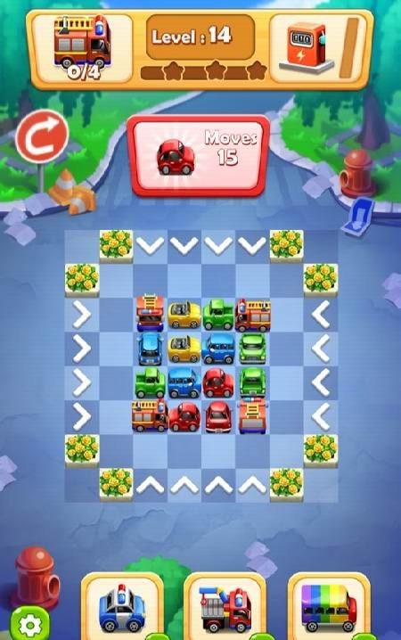 Car Puzzle - Puzzles Games, Match 3, traffic game gameplay screenshot 2
