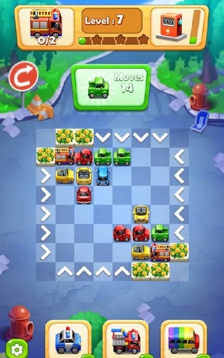 Car Puzzle - Puzzles Games, Match 3, traffic game gameplay screenshot 1