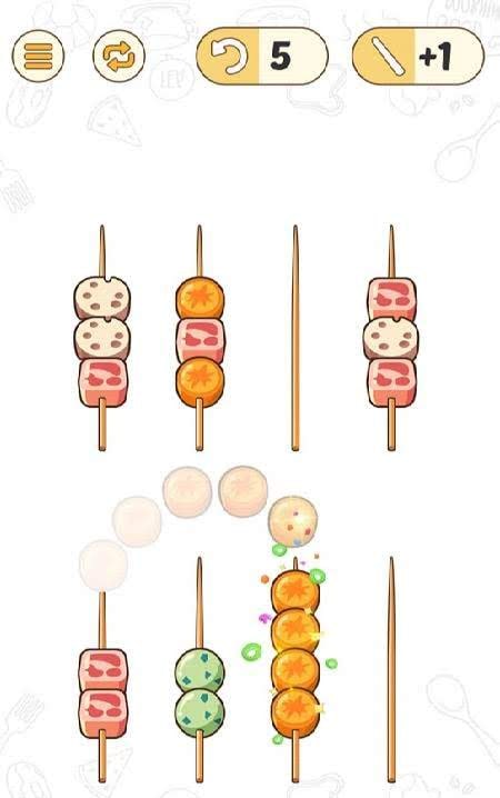 BBQ Sort Puzzle gameplay screenshot 2