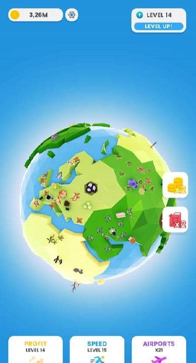 Airports: Idle Tycoon - Idle Planes Manager! screenshot 1