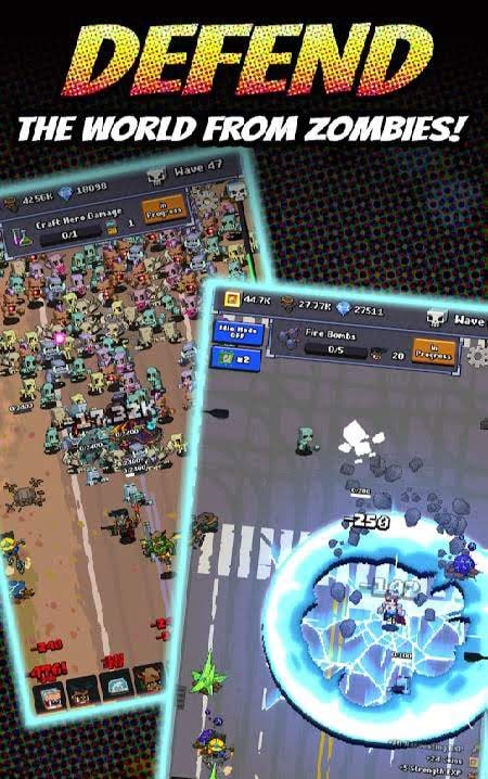 Idle Zombie Superhero Screenshot 1