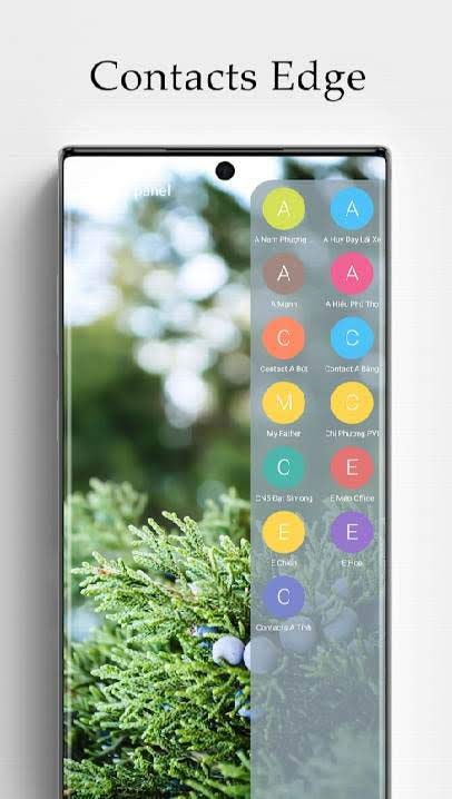 Edge Screen Premium 2021 panel layout view