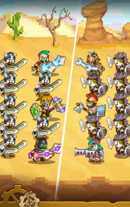 Steam Town: Farm & Battle, addictive RPG game screenshot 3