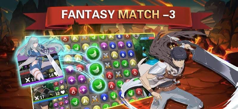 Lost Rings - Fantasy Puzzle RPG Match 3 Games Screenshot 1