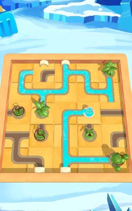 Water Connect Puzzle irrigation layout