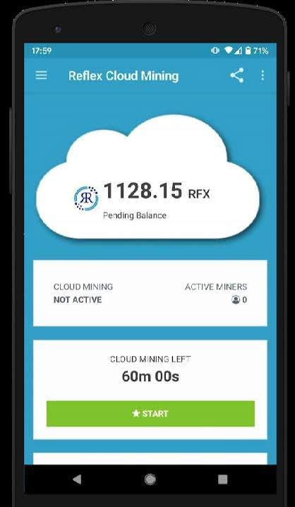 Reflex Cloud Mining screenshot 1