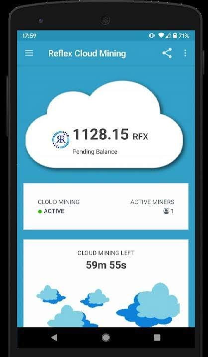 Reflex Cloud Mining screenshot 2