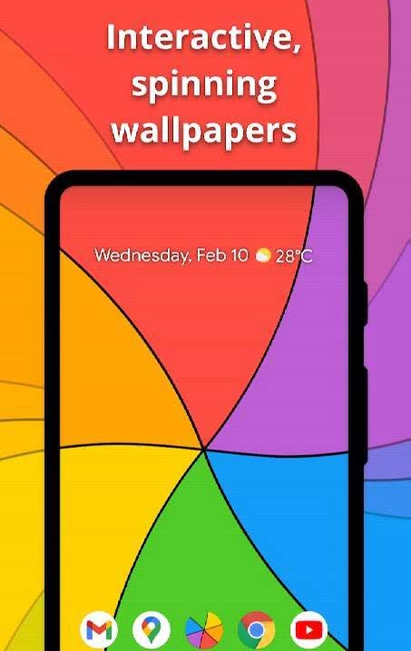 SwirlWalls: Interactive UHD Wallpaper Backgrounds screenshot 1