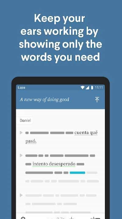 Lupa: Advanced Spanish Listening screenshot 4