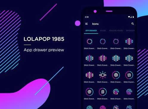 Lolapop 1985 Iconpack screenshot 2