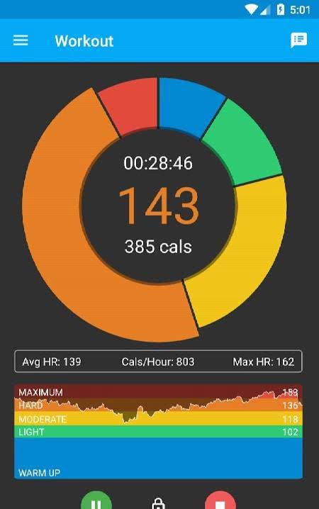 CardioMez - Heart Rate Monitor Workout Tracker Screenshot 1
