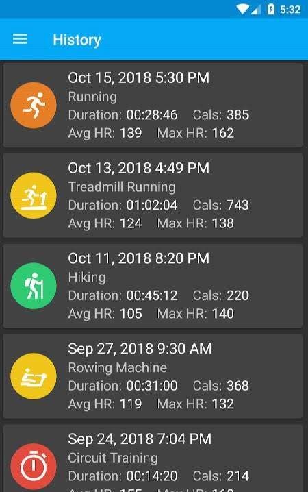 CardioMez - Heart Rate Monitor Workout Tracker Screenshot 3
