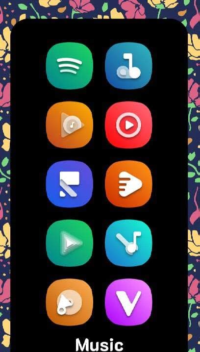 Galica Adaptive Icon Pack screenshot 2