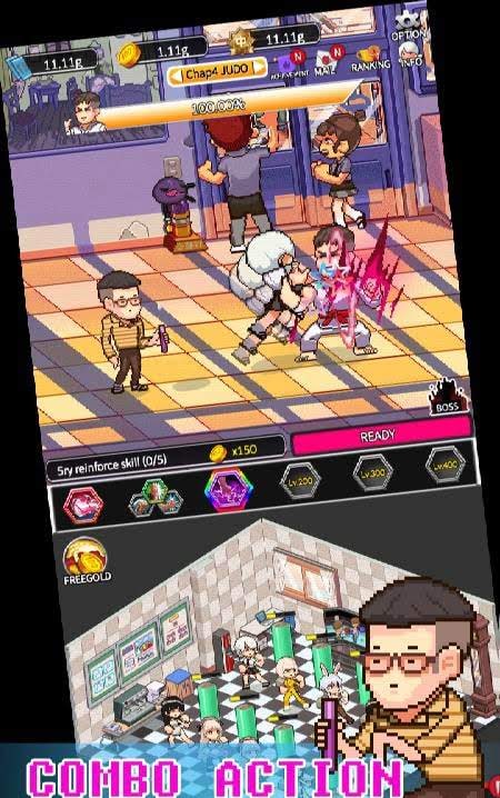 RETRO SCHOOL : Epic Idle gameplay screenshot 2