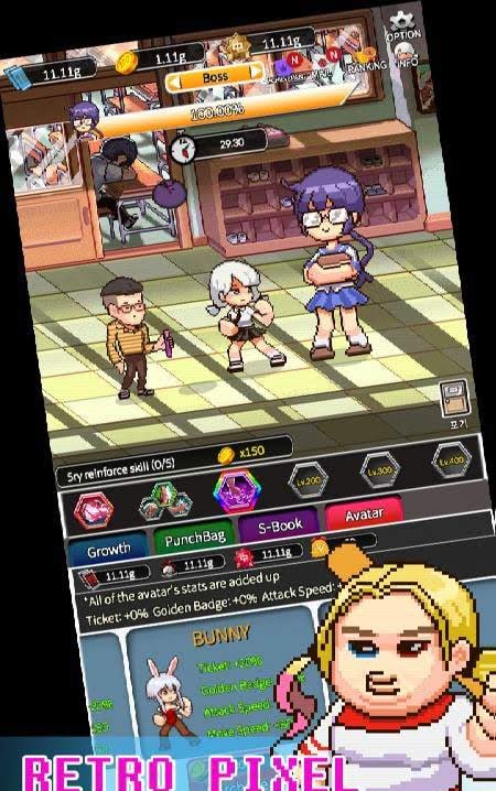 RETRO SCHOOL : Epic Idle gameplay screenshot 4